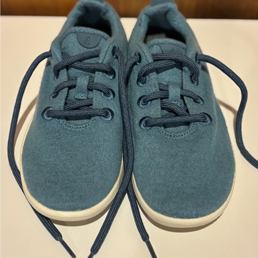 Allbirds Blue/Teal Wool Sneakers - Picture 1 of 9